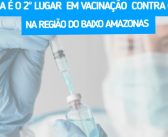 Prainha é o 2° colocado das cidades do Baixo Amazonas na vacinação contra Covid-19