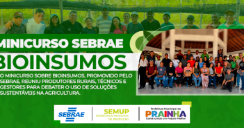 Minicurso do Sebrae destaca o uso de bioinsumos na agricultura sustentável