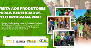 Equipe Técnica Realiza Visita Produtores Beneficiados pelo Programa do PNAE