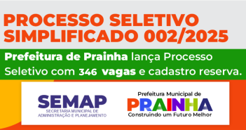 Prefeitura de Prainha abre 346 vagas em novo Processo Seletivo Simplificado